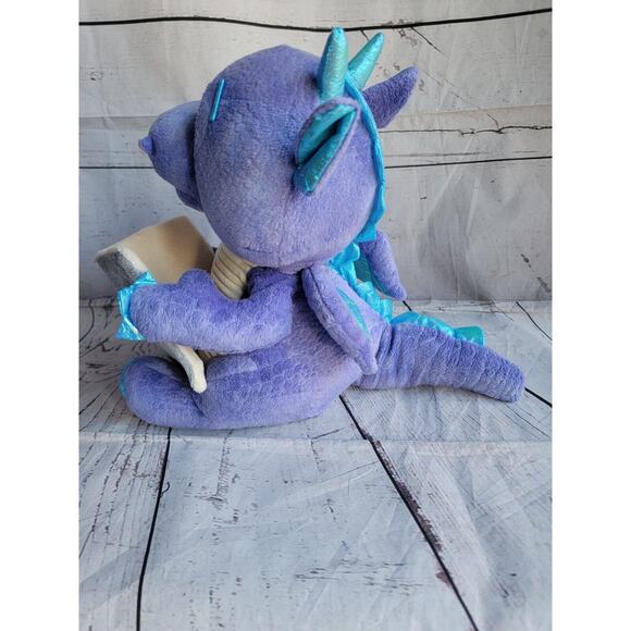 Cuddle Barn - Duncan the Storytelling Dragon Kids Talking Stuffed Animal Works - Picture 6 of 9